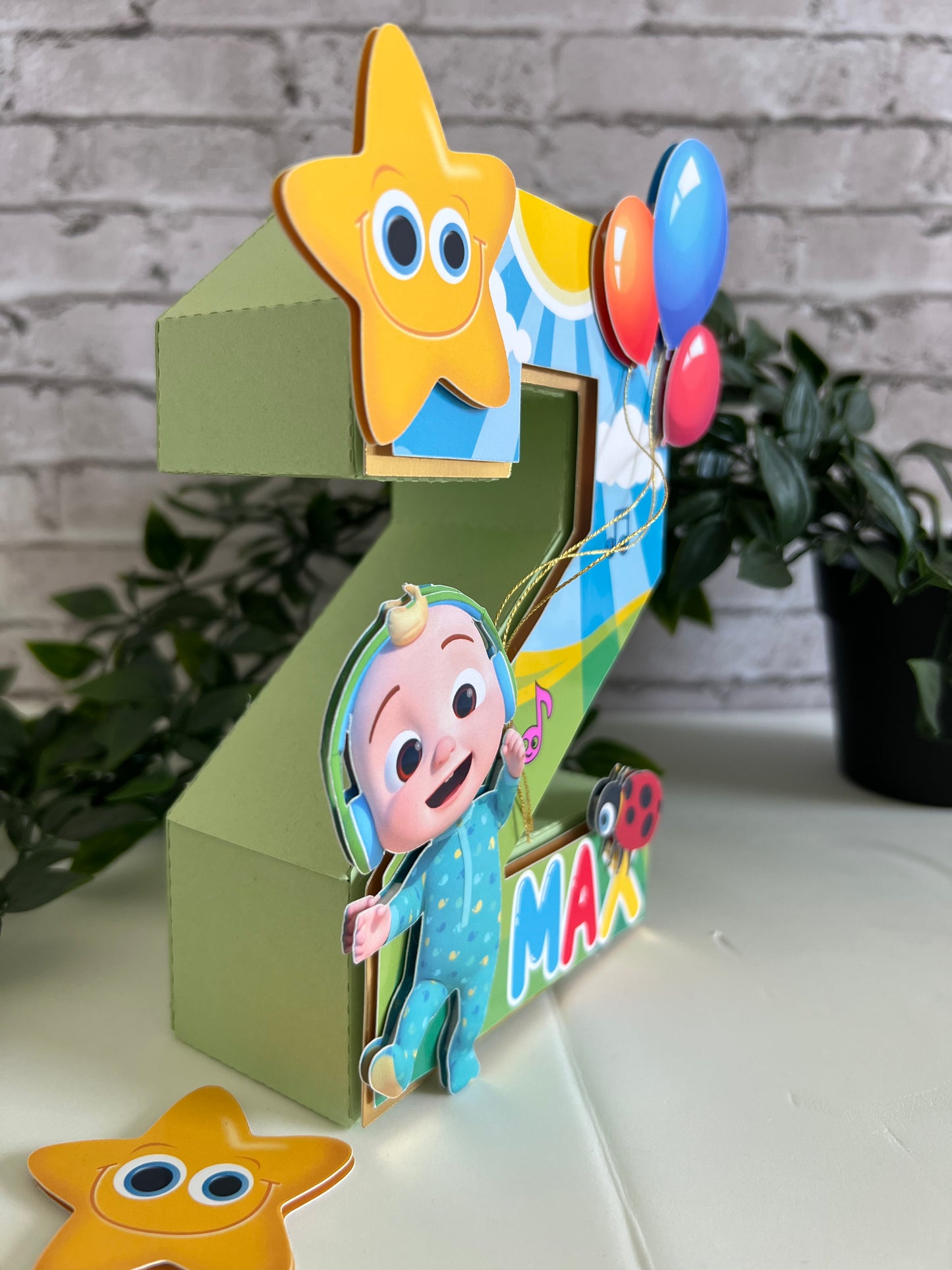 Theme preschool Numbers - melon 3 D Numbers Kids Name - Personalized 3D Numbers - Coco party Decor - Inspired 3D Numbers - Wold Party