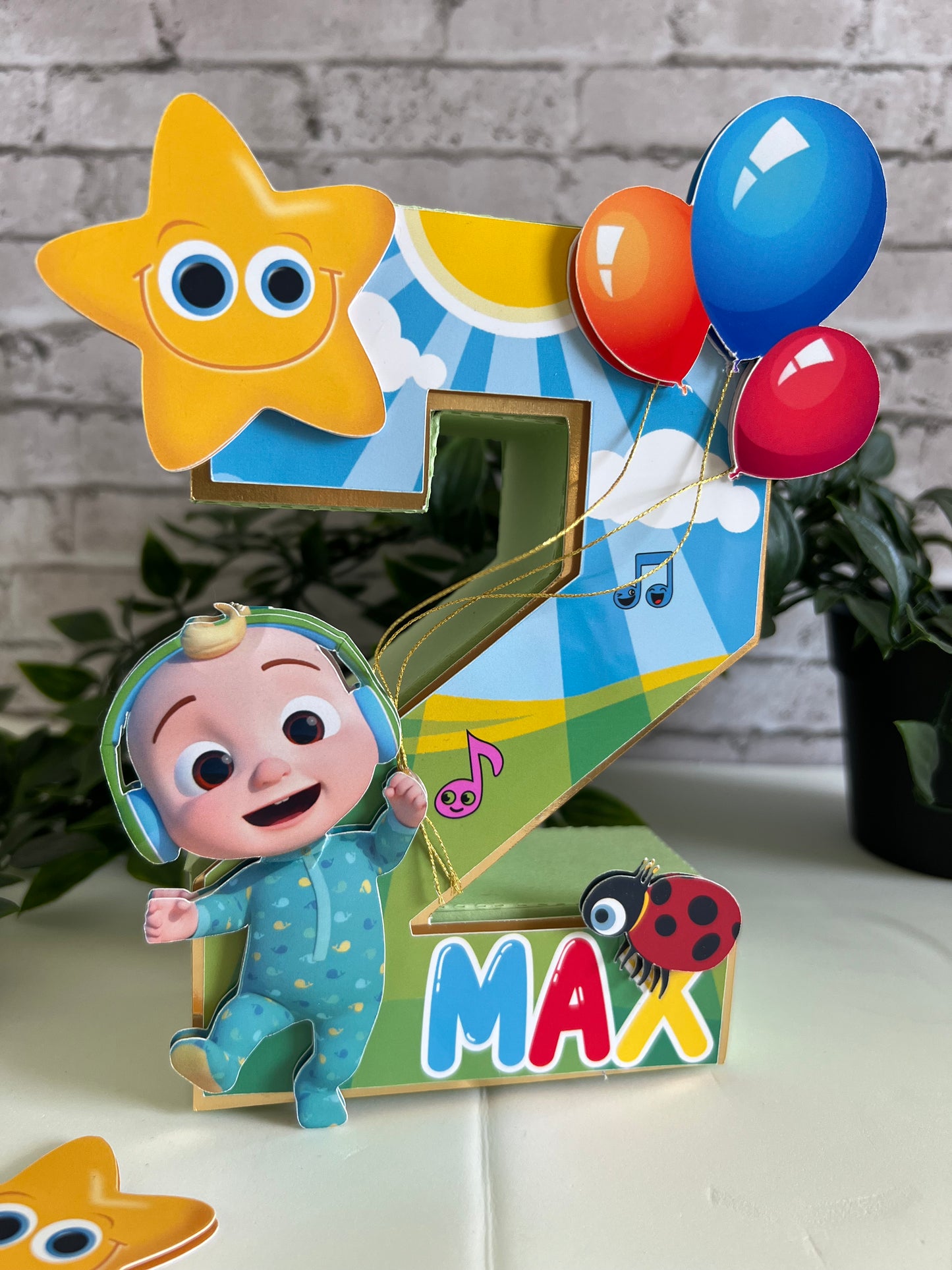 Theme preschool Numbers - melon 3 D Numbers Kids Name - Personalized 3D Numbers - Coco party Decor - Inspired 3D Numbers - Wold Party