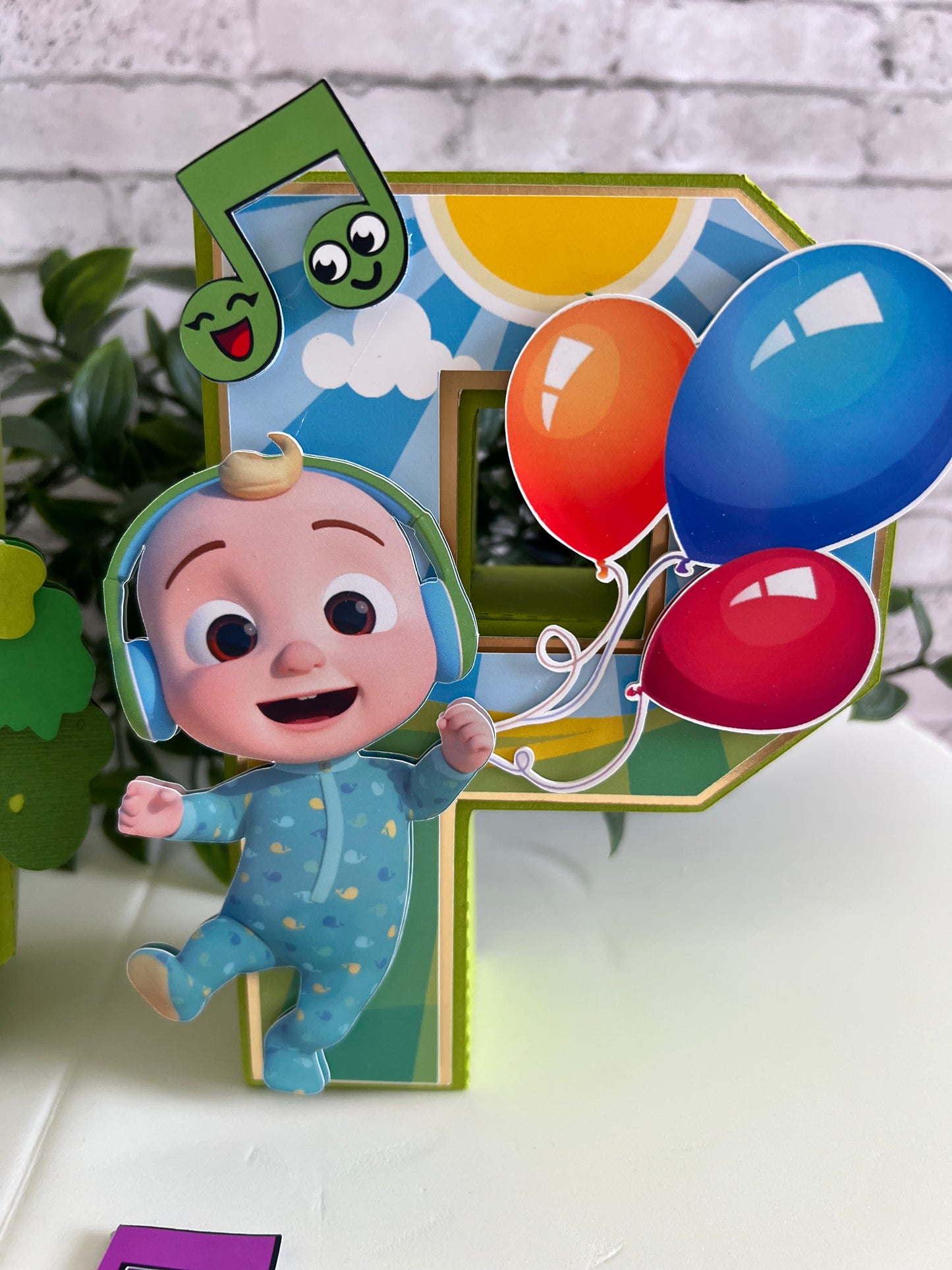 Theme preschool Numbers - melon 3 D Numbers Kids Name - Personalized 3D Numbers - Coco party Decor - Inspired 3D Numbers - Wold Party