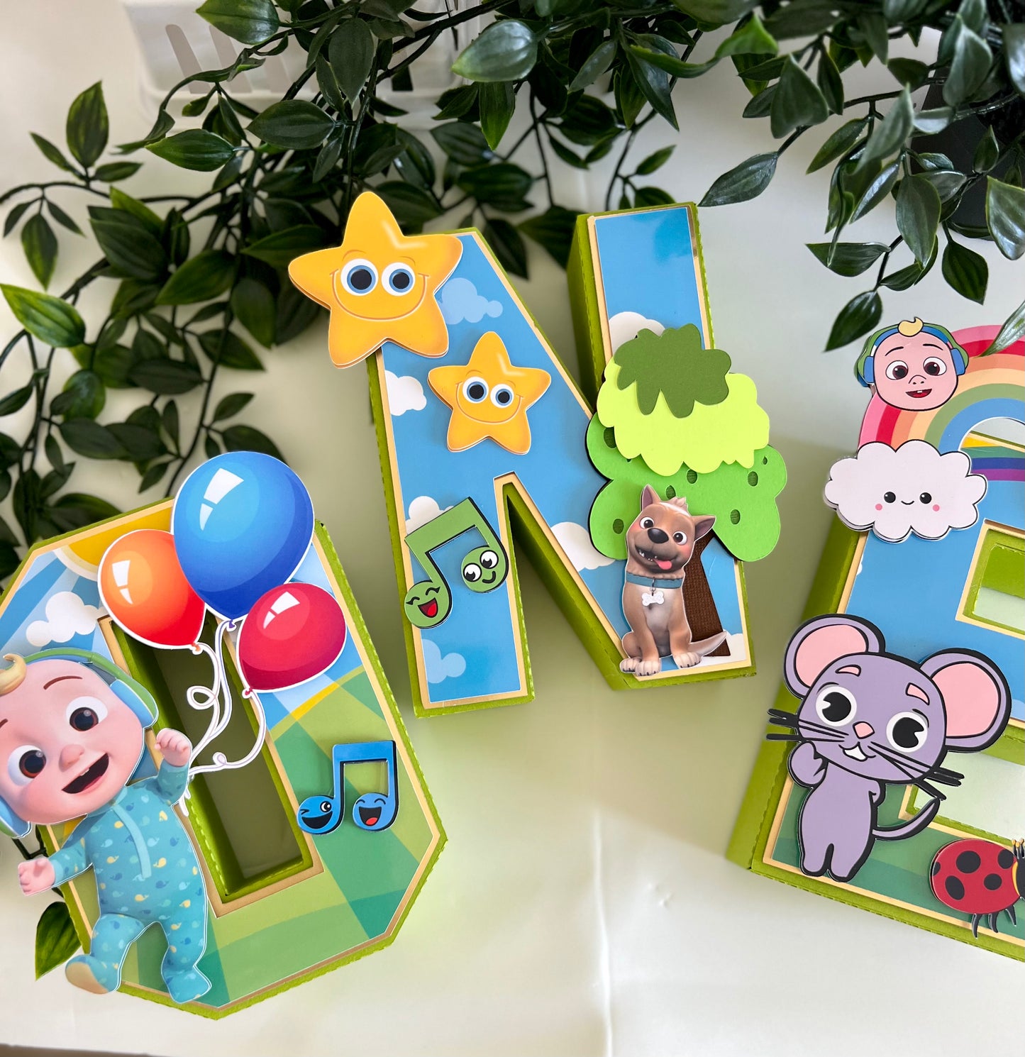 Theme preschool Numbers - melon 3 D Numbers Kids Name - Personalized 3D Numbers - Coco party Decor - Inspired 3D Numbers - Wold Party