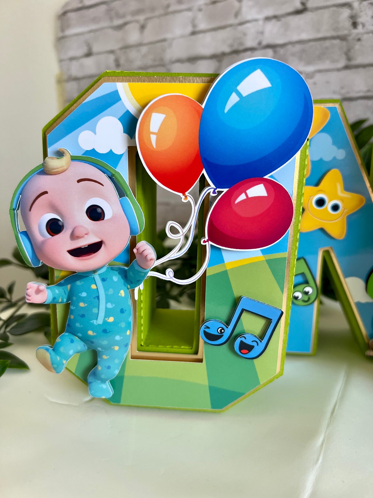 Theme preschool Numbers - melon 3 D Numbers Kids Name - Personalized 3D Numbers - Coco party Decor - Inspired 3D Numbers - Wold Party