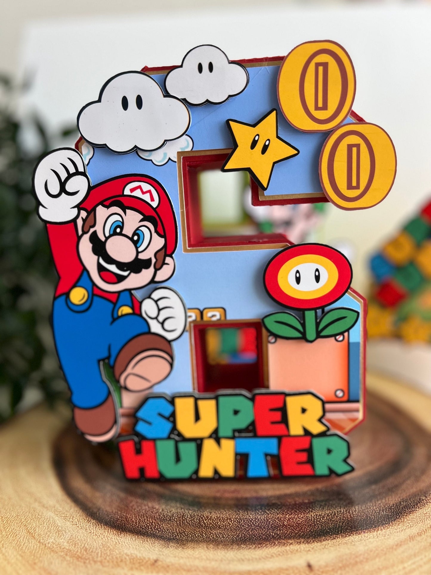 Mario 3D letters / Mario Brothers Birthday Decorations / Super Party / Mario Game Birthday / Boys and Girls 3D Letters