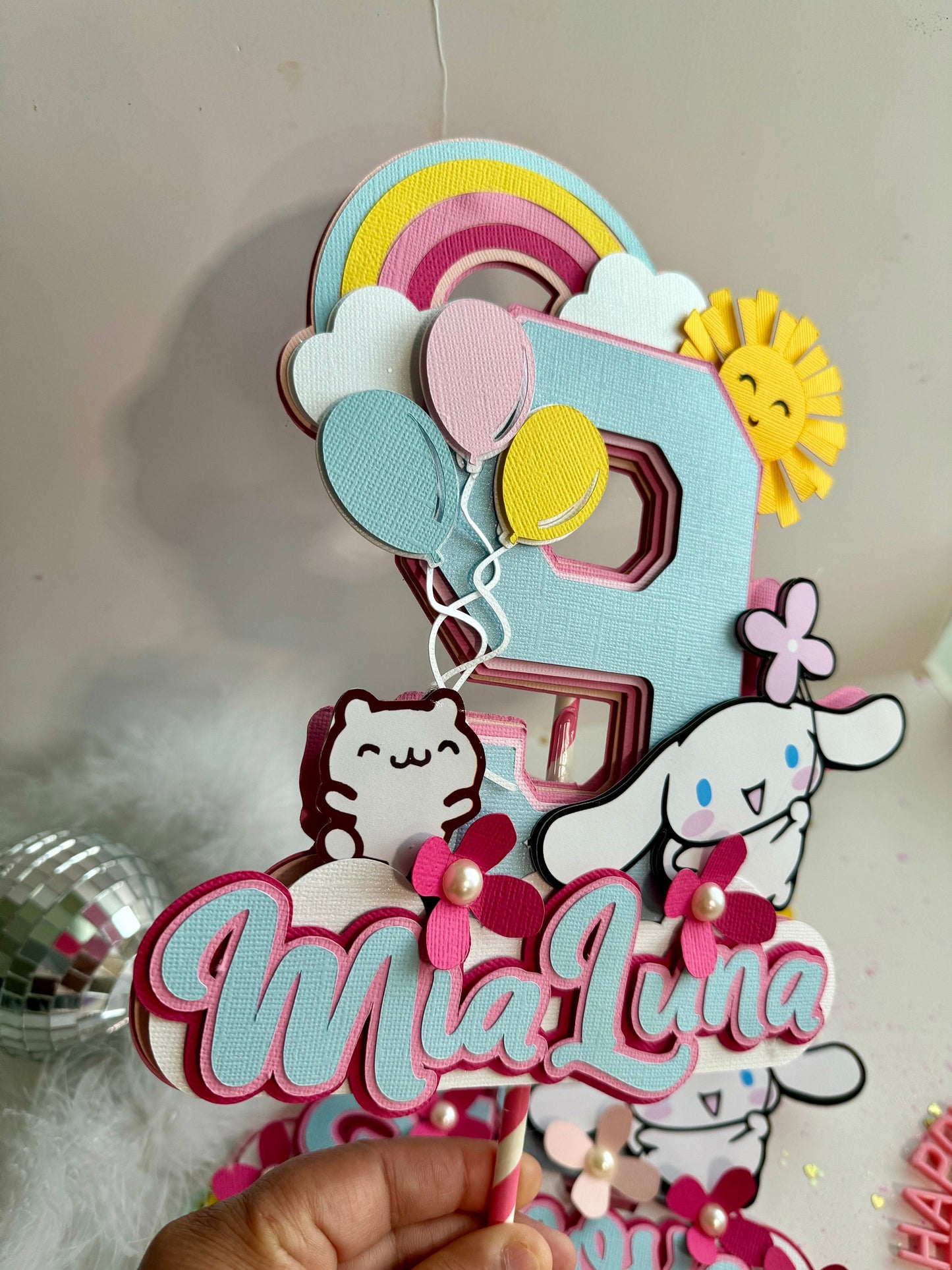 Princess Disney Cake Topper