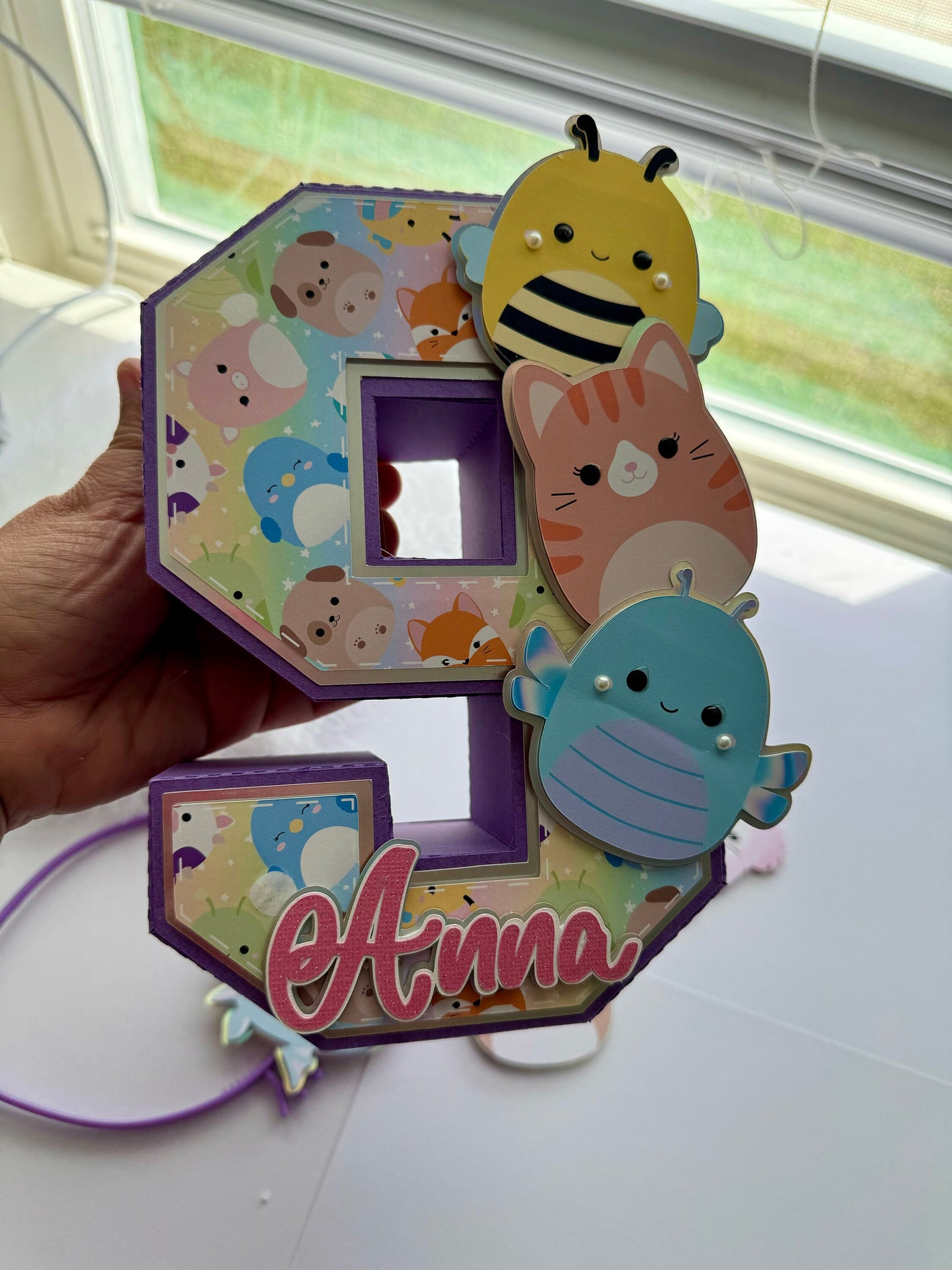 Squishmallows 3D Number. Party Decorations. Squishmallows Birthday Party. Personalized Squishmallows Party Decor. Squishies