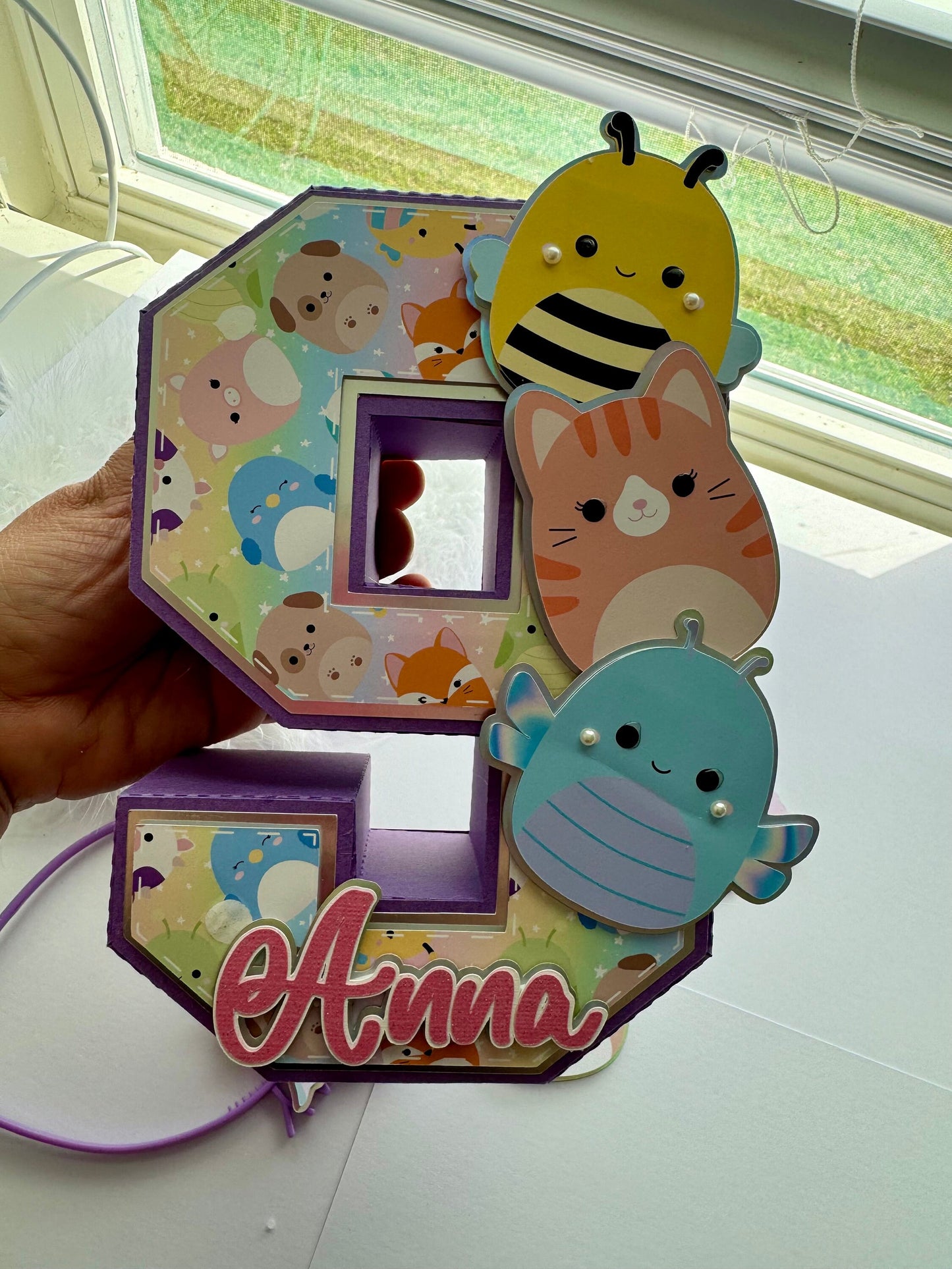 Squishmallows 3D Number. Party Decorations. Squishmallows Birthday Party. Personalized Squishmallows Party Decor. Squishies