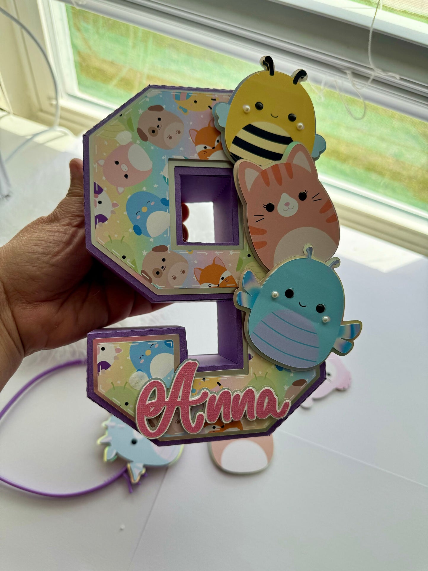 Squishmallows 3D Number. Party Decorations. Squishmallows Birthday Party. Personalized Squishmallows Party Decor. Squishies