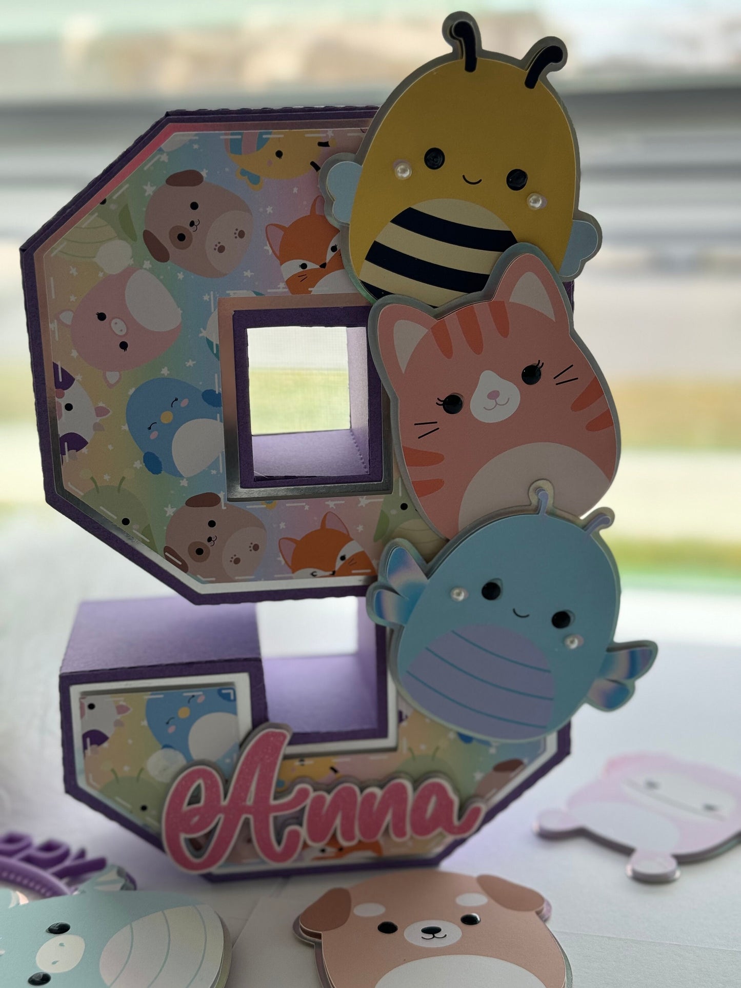Squishmallows 3D Number. Party Decorations. Squishmallows Birthday Party. Personalized Squishmallows Party Decor. Squishies