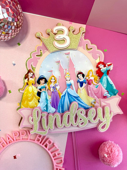 Princess Disney Cake Topper