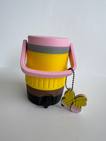 Can Cooler Cup with Bow Can Opener – Reusable Drink Holder - 12 Oz (Copy 2)