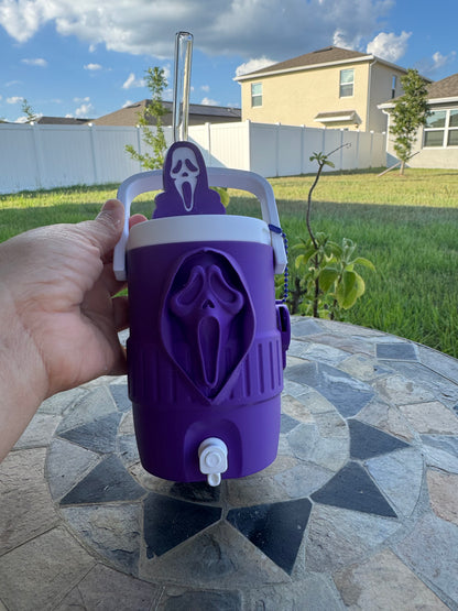Ghost face 12oz can cooler holder