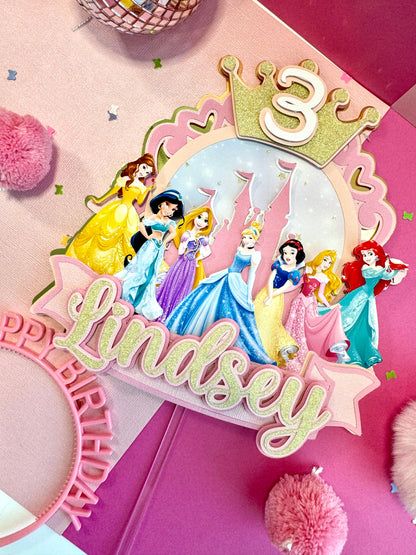 Princess Disney Cake Topper