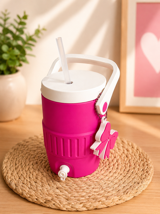 Can Cooler Cup with Bow Can Opener – Reusable Drink Holder - 12 Oz (Copy)