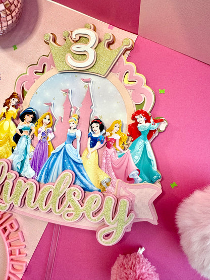 Princess Disney Cake Topper