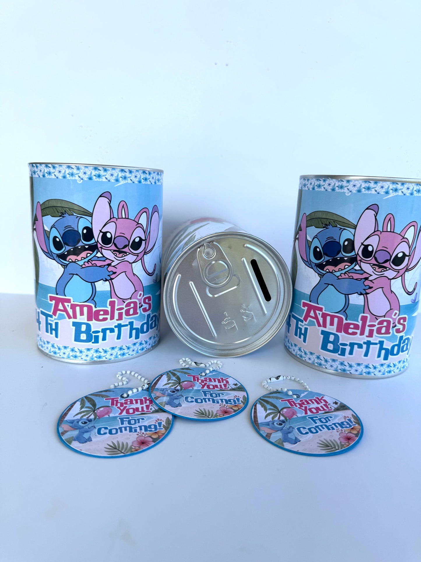 Stitch and Angel party favor Coin Bank