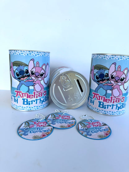 Stitch and Angel party favor Coin Bank
