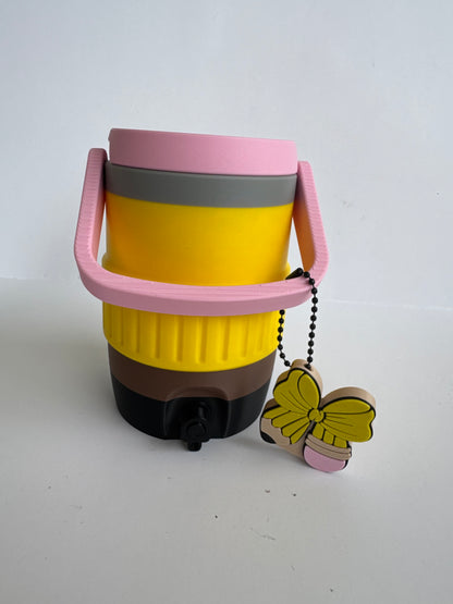 Can Cooler Cup with Bow Can Opener – Reusable Drink Holder - 12 Oz (Copy 2)
