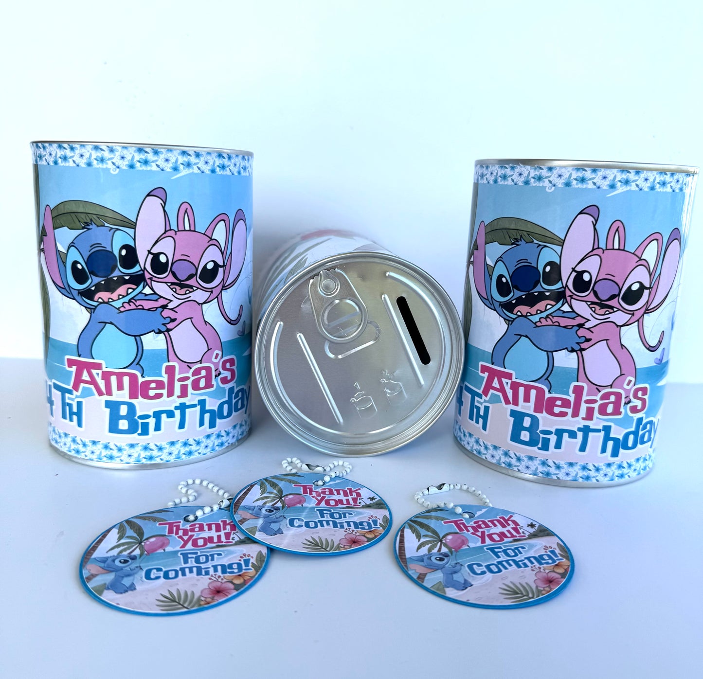 Stitch and Angel party favor Coin Bank
