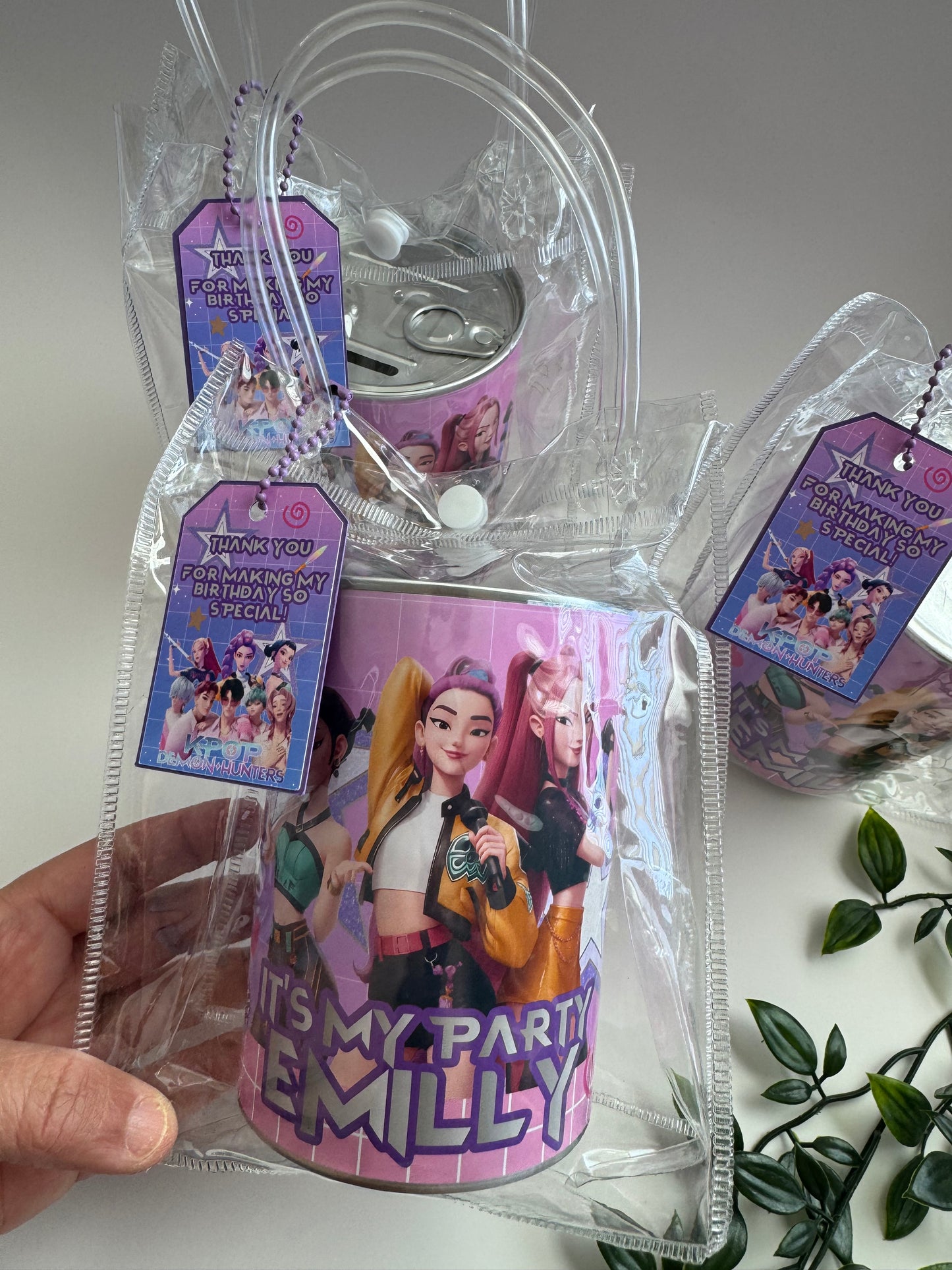 KPop Demon Party Favor Coin Bank– Personalized Piggy Bank