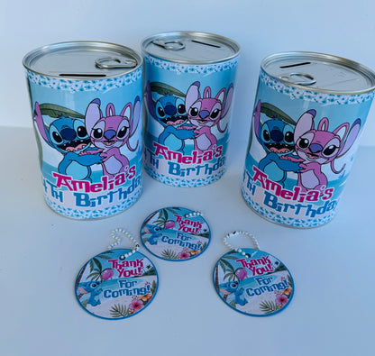 Stitch and Angel party favor Coin Bank