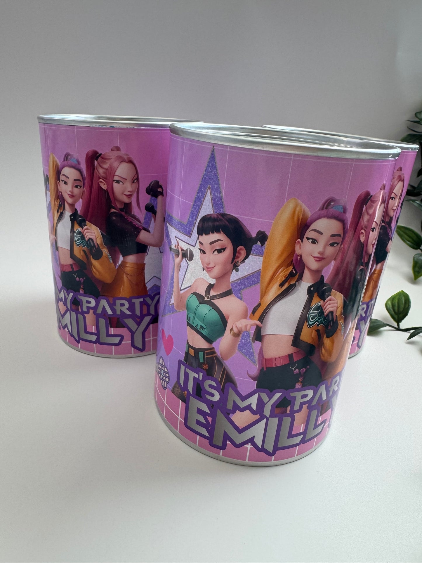 KPop Demon Party Favor Coin Bank– Personalized Piggy Bank