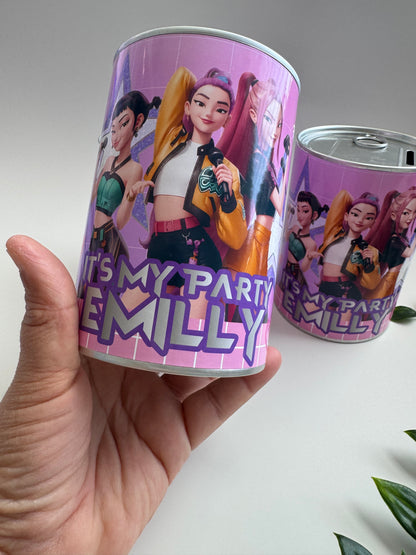 KPop Demon Party Favor Coin Bank– Personalized Piggy Bank