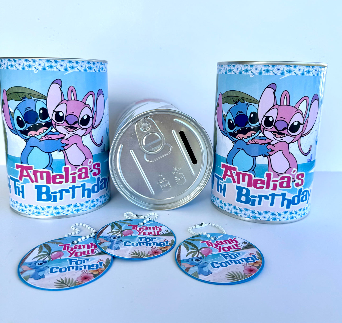 Stitch and Angel party favor Coin Bank