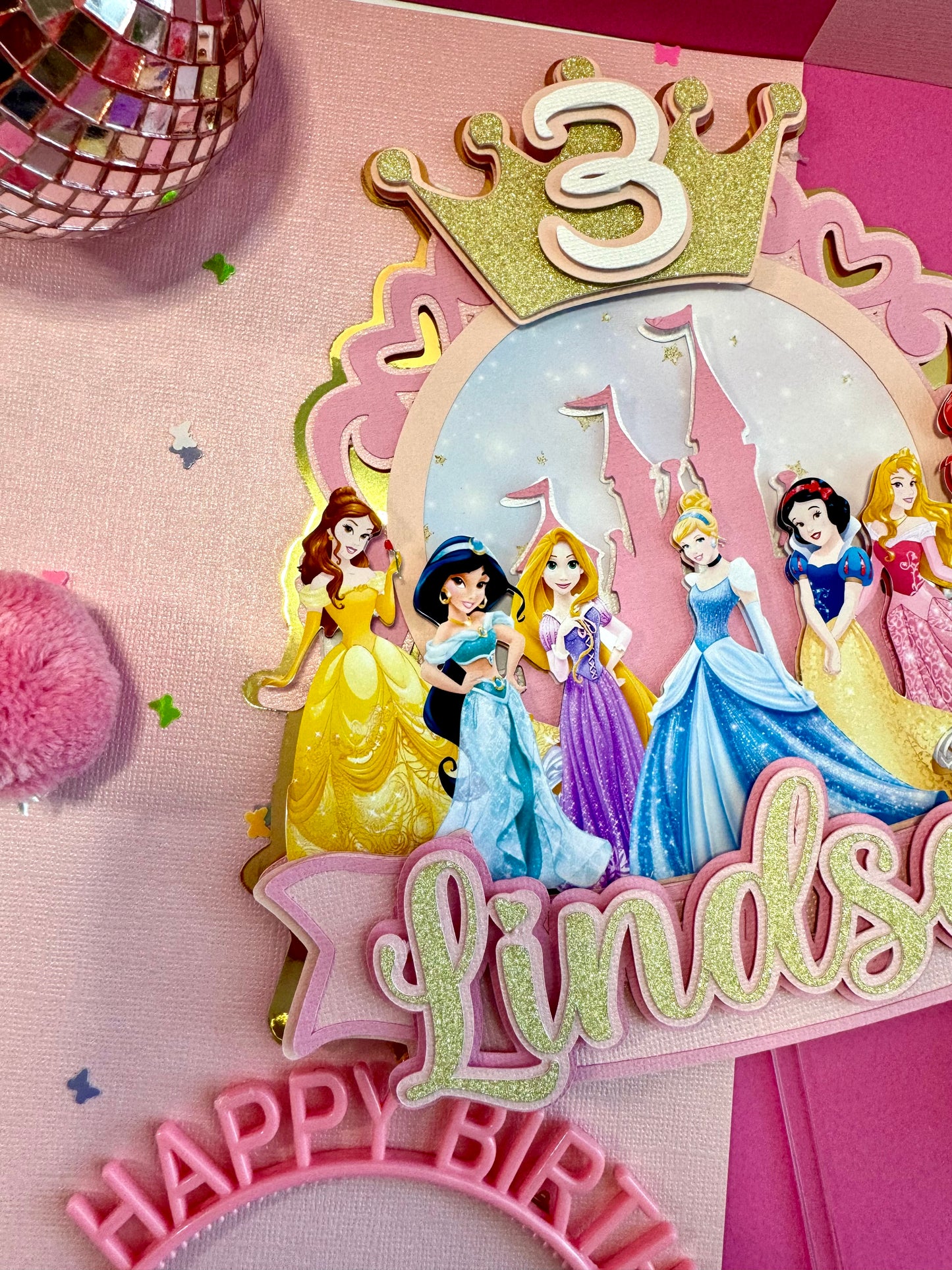 Princess Disney Cake Topper