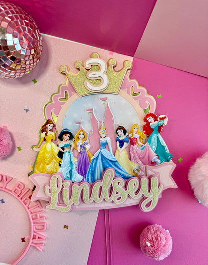 Princess Disney Cake Topper