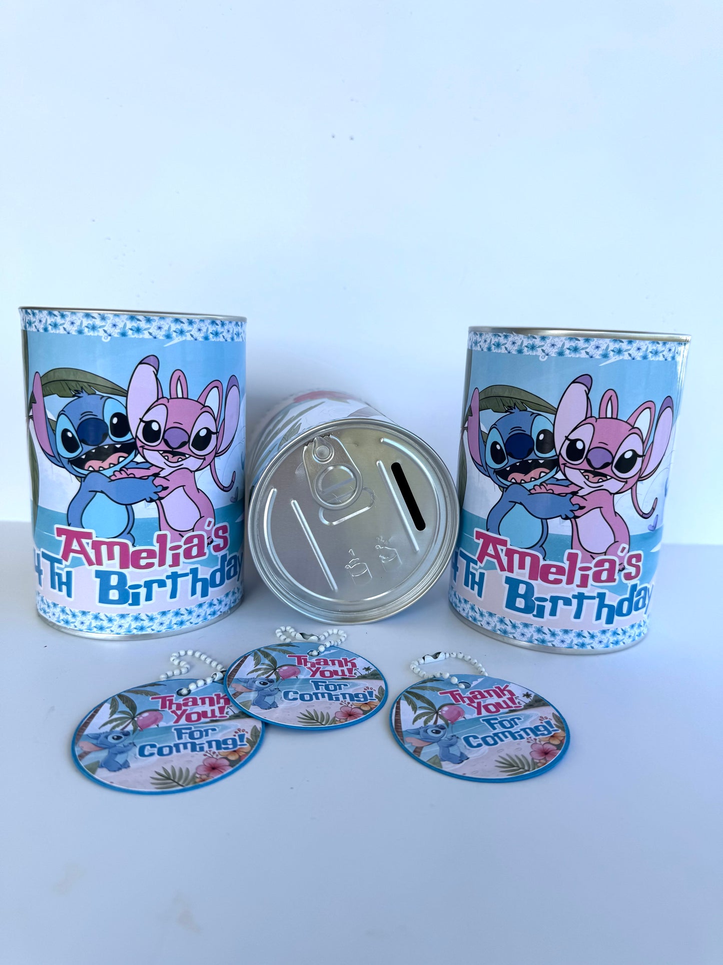 Stitch and Angel party favor Coin Bank