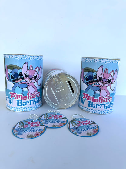 Stitch and Angel party favor Coin Bank