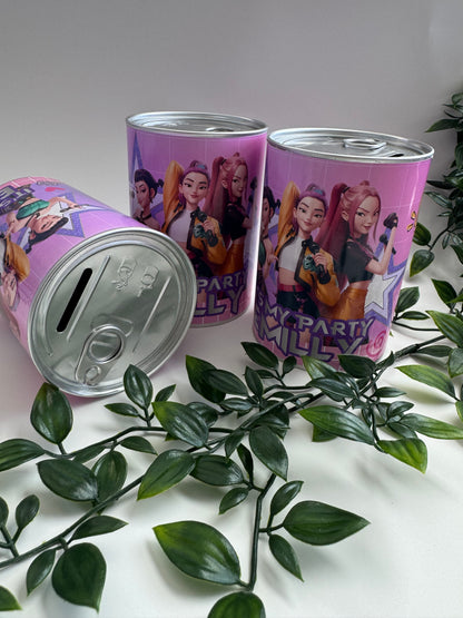 KPop Demon Party Favor Coin Bank– Personalized Piggy Bank