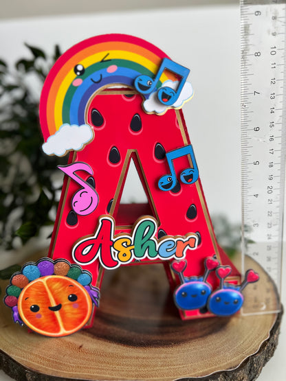 Hey Bear Sensory 3D Letters Party Decor.   3D Letters Decor . Birthday 3D Party Decor Lettering. Hey Bear Sensory Decor - Hey Bear Baby.